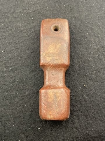 Red Stone Pipe Indian Artifact Arrowhead - 3