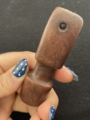 Red Stone Pipe Indian Artifact Arrowhead - 7