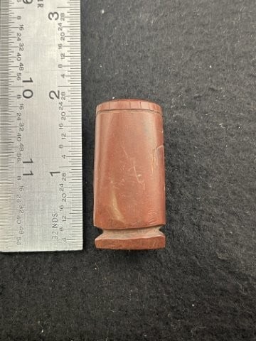 Red Stone Pipe Indian Artifact Arrowhead - 2