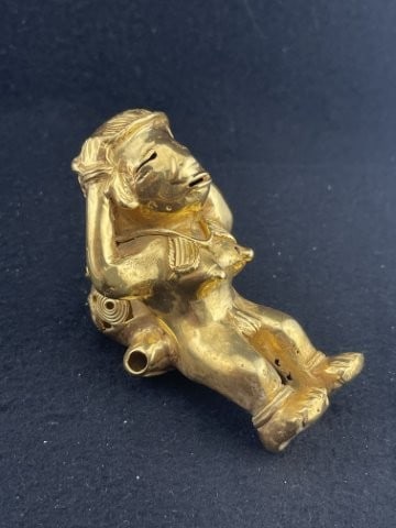 Tumbaga Tairona Gold Figurine UNKNOWN MATERIAL: KEY WORDS: INDIAN ARTIFACT ARTIFACTS ARROWHEAD ARROWHEADS NATIVE AMERICAN MISSISSIPPIAN QUAPAW CADDO POTTERY COINS MORGAN DOLLAR PEACE DOLLAR SILVER COINS. All coins have been Sigma tested for authent