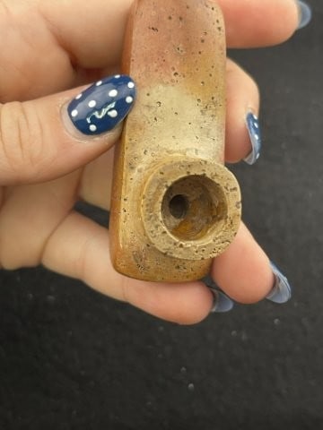 Stone Pipe Indian Artifact Arrowhead - 7