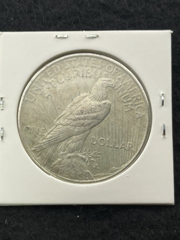 1924 Peace Silver Dollar Coin - 2