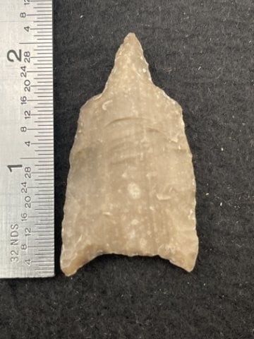 Clovis Paleo Drill flutes and light brown flint from Kerr County, Texas ex - Delk Collection (1 of 4)