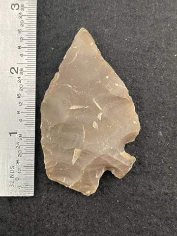 Cornertang Knife root beer translucent flint from Kimble County, Texas ex - Conner Collection (1 of 4)