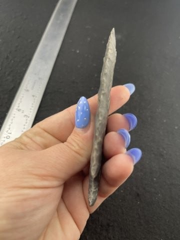 Stemmed Point Indian Artifact Arrowhead - 4