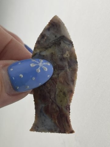 Paleo Point Indian Artifact Arrowhead - 5