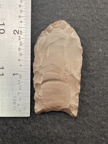 Clovis Indian Artifact Arrowhead: KEY WORDS: INDIAN ARTIFACT ARTIFACTS ARROWHEAD ARROWHEADS NATIVE AMERICAN MISSISSIPPIAN QUAPAW CADDO POTTERY COINS MORGAN DOLLAR PEACE DOLLAR SILVER COINS. All coins have been Sigma tested for authent