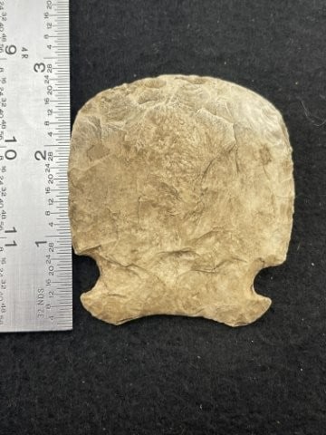 Notched Hoe Indian Artifact Arrowhead (1 of 3)