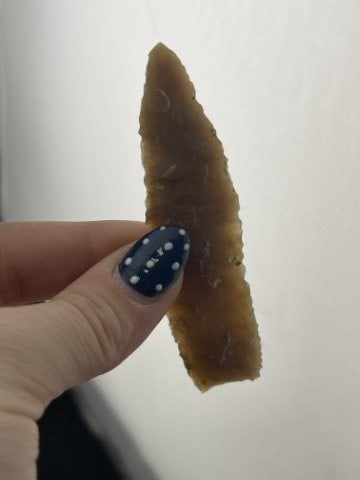 Agate Basin Indian Artifact Arrowhead - 4