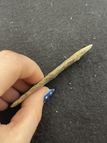 Base Tang Indian Artifact Arrowhead - 3