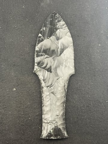 Obsidian Dagger Indian Artifact Arrowhead - 2