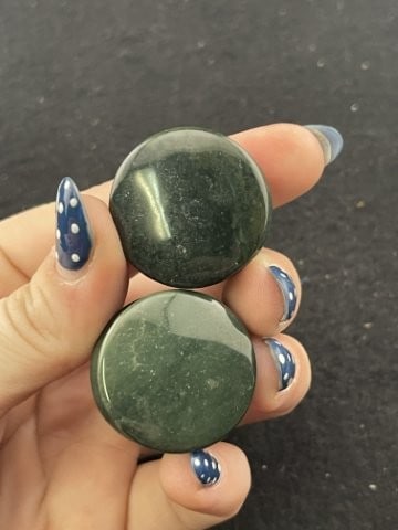 Pre-Columbian Jade Ear Spools - 2