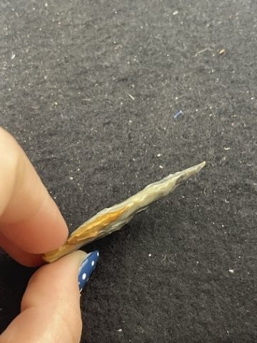 Side Notch Indian Artifact Arrowhead - 3