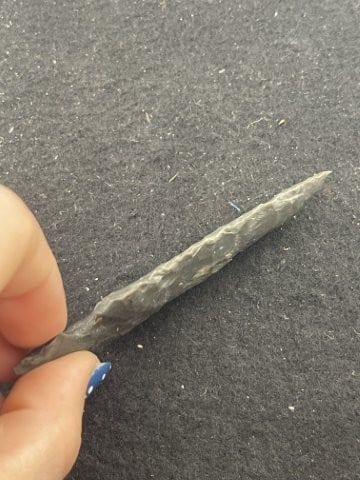 Side Notch Indian Artifact Arrowhead - 3