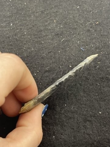 Side Notch Indian Artifact Arrowhead - 3