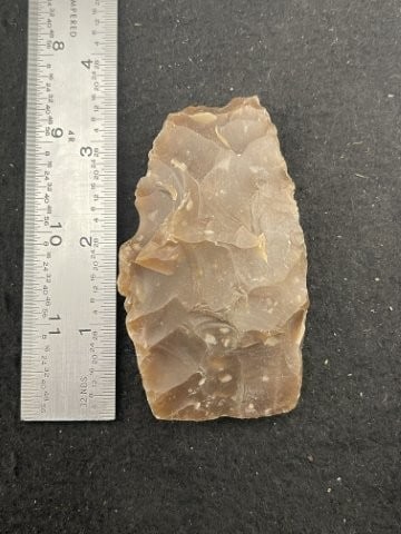 Root Beer Flint Chipped Blade Indian Artifact Arrowhead (1 of 4)