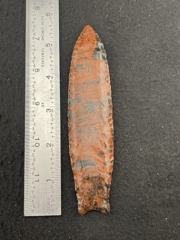 Obsidian Mahogany Clovis Indian Artifact Arrowhead (1 of 3)
