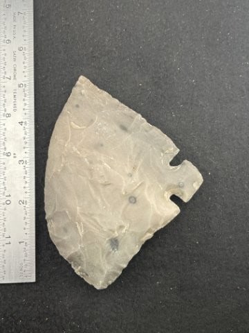 Chipped Cornertang Indian Artifact Arrowhead: KEY WORDS: INDIAN ARTIFACT ARTIFACTS ARROWHEAD ARROWHEADS NATIVE AMERICAN MISSISSIPPIAN QUAPAW CADDO POTTERY COINS MORGAN DOLLAR PEACE DOLLAR SILVER COINS. All coins have been Sigma tested for authent