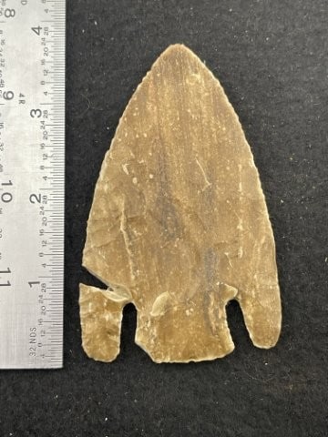 Calf Creek with broken barb Indian Artifact Arrowhead (1 of 4)