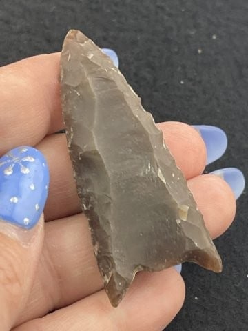 Red Stone Indian Artifact Arrowhead - 3