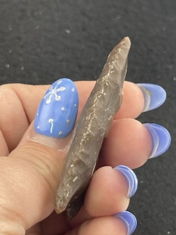 Red Stone Indian Artifact Arrowhead - 4