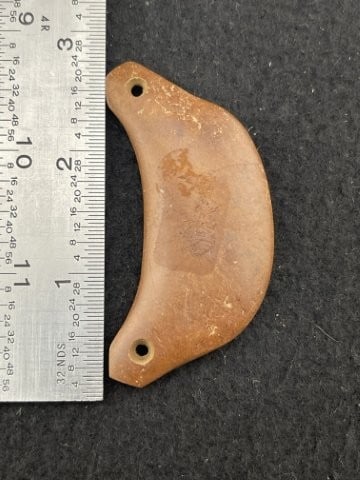 Small Gorget Indian Artifact Arrowhead (1 of 4)
