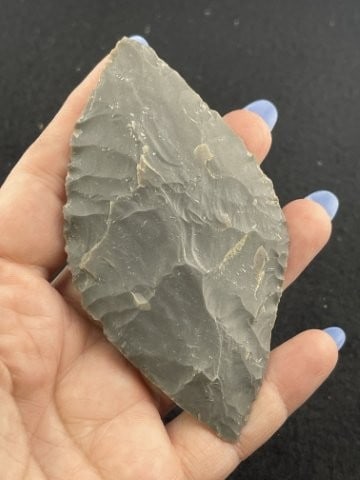 Turkeytail Blade Indian Artifact Arrowhead - 3