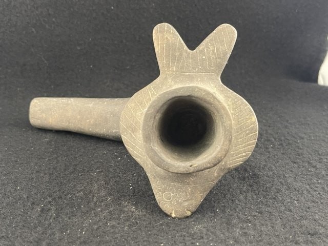Fish Effigy Pottery Pipe Indian Artifact Arrowhead (1 of 6)