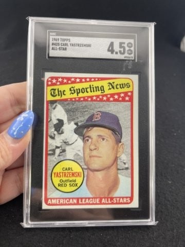 1969 Topps Carl Yastrzemski Baseball Card: KEY WORDS: INDIAN ARTIFACT ARTIFACTS ARROWHEAD ARROWHEADS NATIVE AMERICAN MISSISSIPPIAN QUAPAW CADDO POTTERY COINS MORGAN DOLLAR PEACE DOLLAR SILVER COINS. All coins have been Sigma tested for authent