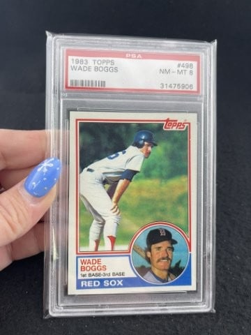 1983 Topps Wade Boggs Baseball Card (1 of 2)