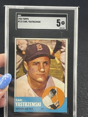 1963 Topps Carl Yastrzemski Baseball Card (1 of 2)