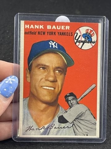 Topps Hank Bauer Baseball Card (1 of 2)