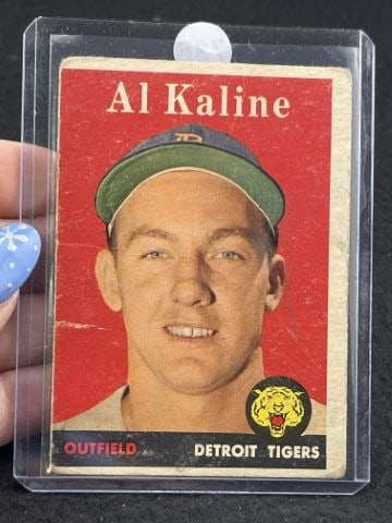 Al Kaline Baseball Card: KEY WORDS: INDIAN ARTIFACT ARTIFACTS ARROWHEAD ARROWHEADS NATIVE AMERICAN MISSISSIPPIAN QUAPAW CADDO POTTERY COINS MORGAN DOLLAR PEACE DOLLAR SILVER COINS. All coins have been Sigma tested for authent