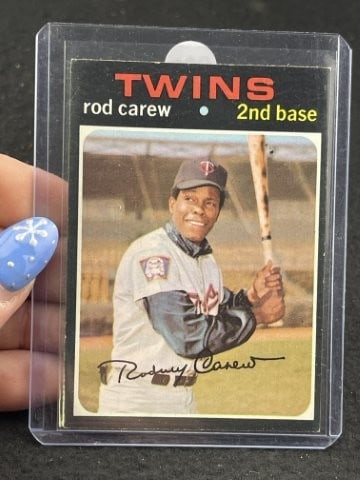 1971 Topps Rod Carew Baseball Card (1 of 2)