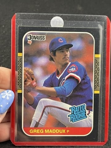 1987 Donruss Greg Maddux Baseball Card (1 of 2)