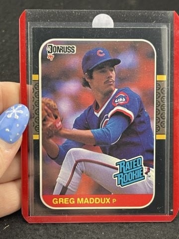 1987 Donruss Greg Maddux Baseball Card (1 of 2)