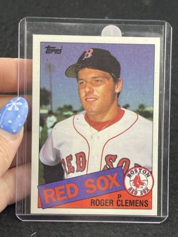 1985 Topps Roger Clemens Baseball Card (1 of 2)