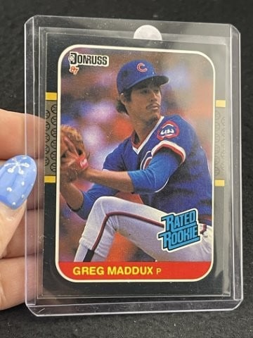 1987 Donruss Greg Maddux Baseball Card (1 of 2)