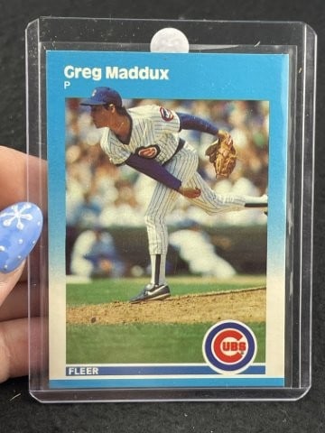 Fleer Greg Maddux Baseball Card (1 of 2)