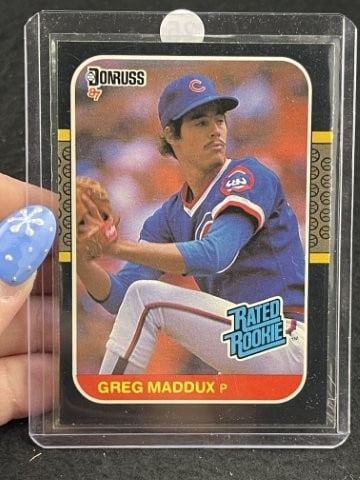 1987 Donruss Greg Maddux Baseball Card (1 of 2)