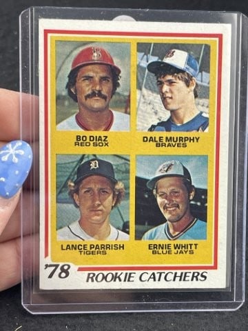 1978 Rookie Catchers Dale Murphy etc Baseball Card (1 of 2)