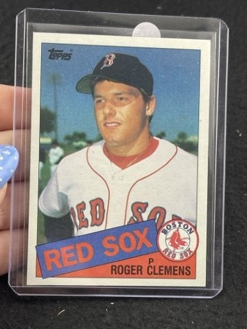 1985 Topps Roger Clemens Baseball Card: KEY WORDS: INDIAN ARTIFACT ARTIFACTS ARROWHEAD ARROWHEADS NATIVE AMERICAN MISSISSIPPIAN QUAPAW CADDO POTTERY COINS MORGAN DOLLAR PEACE DOLLAR SILVER COINS. All coins have been Sigma tested for authent