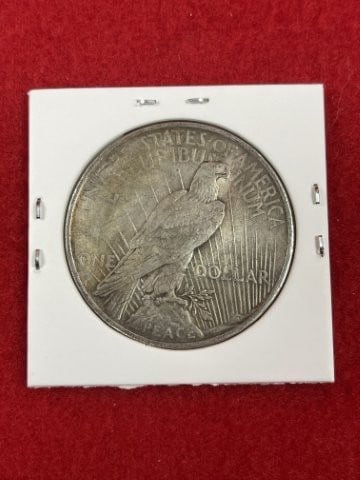 1923 Peace Silver Dollar Coin - 2