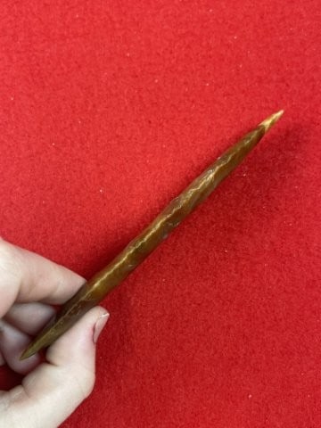 5 & 1/8" Clovis exceptionally made beautiful material Indian Artifact Arrowhead - 3