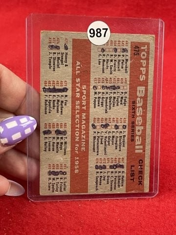 Topps Baseball Allstar managers Check List - 2