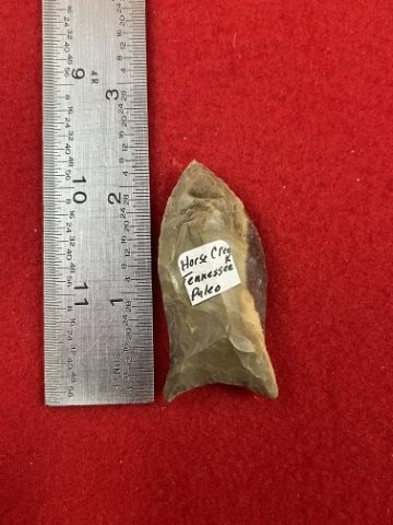 2 & 1/4" Paleo Point made of Horse Creek from Tennessee Indian Artifact Arrowhead (1 of 3)