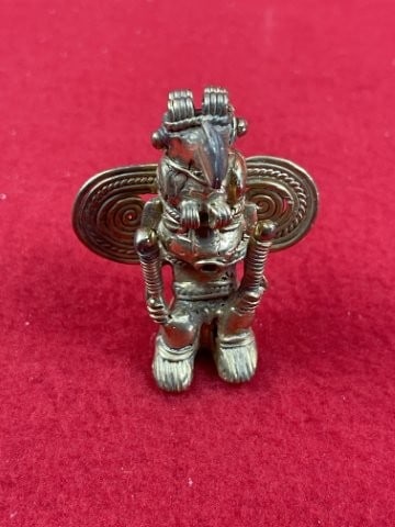 Tumbaga Tairona Gold Figurine UNKOWN MATERIAL (1 of 6)