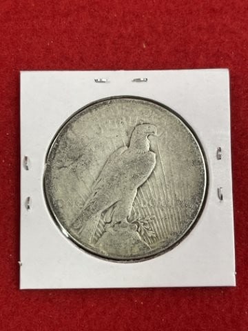 1924 Peace Silver Dollar Coin - 2