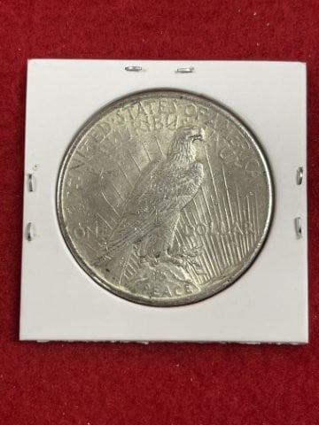 1925 Peace Silver Dollar Coin - 2