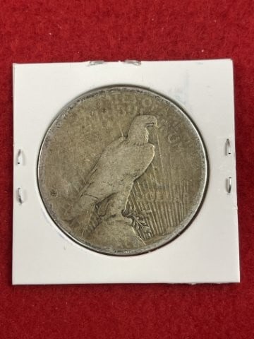 1922 Peace Silver Dollar Coin - 2